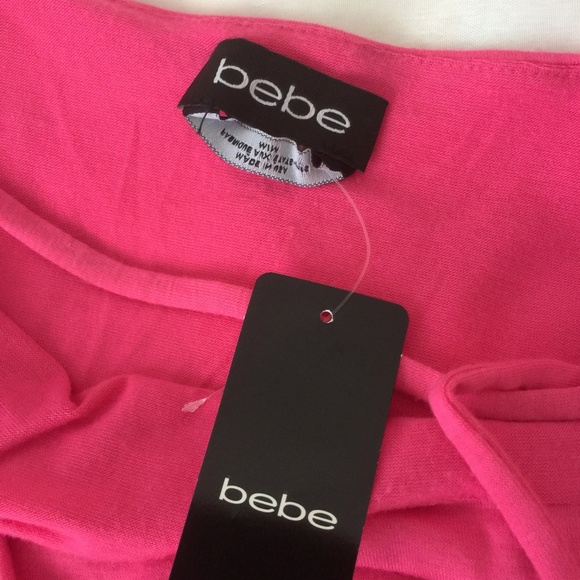 Bebe Pink Layered Flowy Tank Top - Picture 6 of 8
